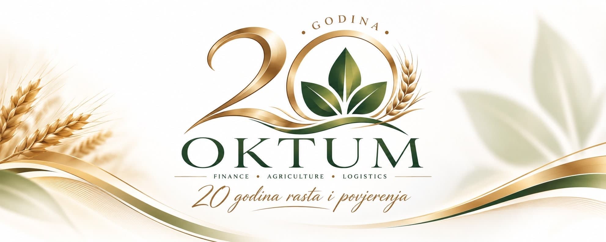 OKTUM — 20 anni di crescita e fiducia. Finance, Agriculture, Logistics.